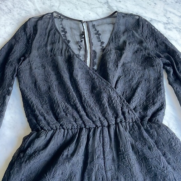 Revolve Dolce Vita Black Lace Romper - Picture 5 of 10